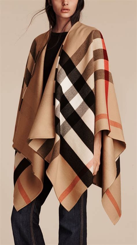 burberry plaid rain poncho|Women’s Ponchos & Capes .